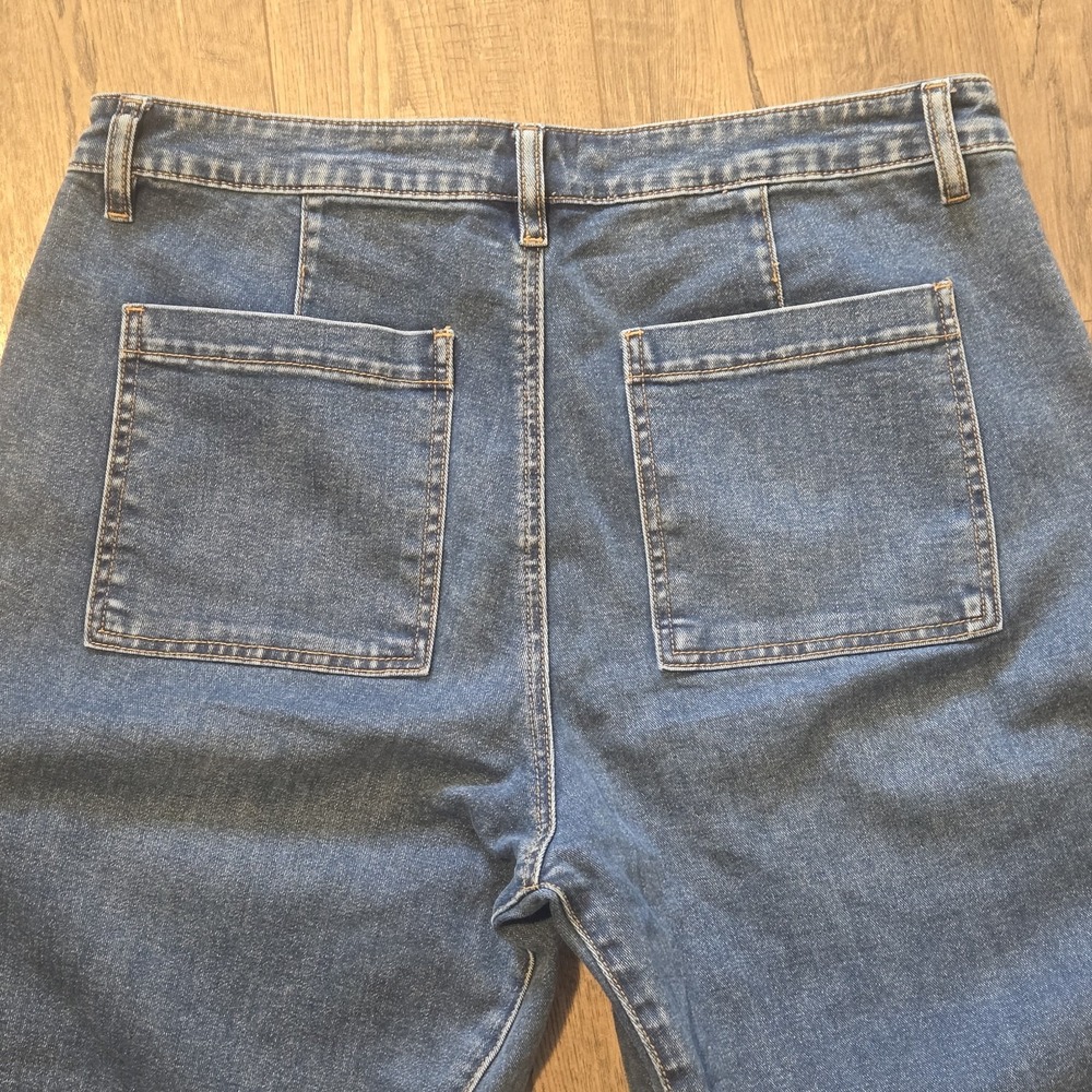 Kut from the Kloth Size 14 Women's Ashton High Rise Barrel Leg Jeans Medium Wash - Picture 7 of 7